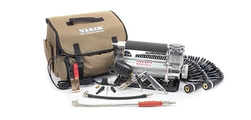 VIAIR 450P-RV Automatic Portable Air Compressor Kit - 150 PSI for RV, Truck, Jeep and SUV Tires - RV Accessories with 1.80 CFM, Silver