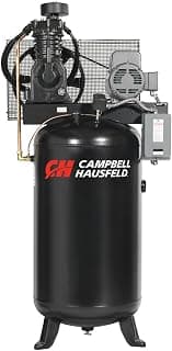 Campbell Hausfeld 80 Gallon Horizontal Two‑Stage Air Compressor, 5 HP, 230V, CE7050