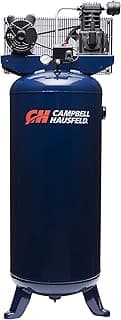 Campbell Hausfeld 60 Gallon Vertical Air Compressor, 3.7 HP, 240V, 135 PSI