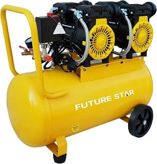 15 Gallon Air Compressor, 3.7HP 6CFM 115PSI, Portable Air Compressor for Inflation, Car Repair, Spray Painting, Woodwork Nailing